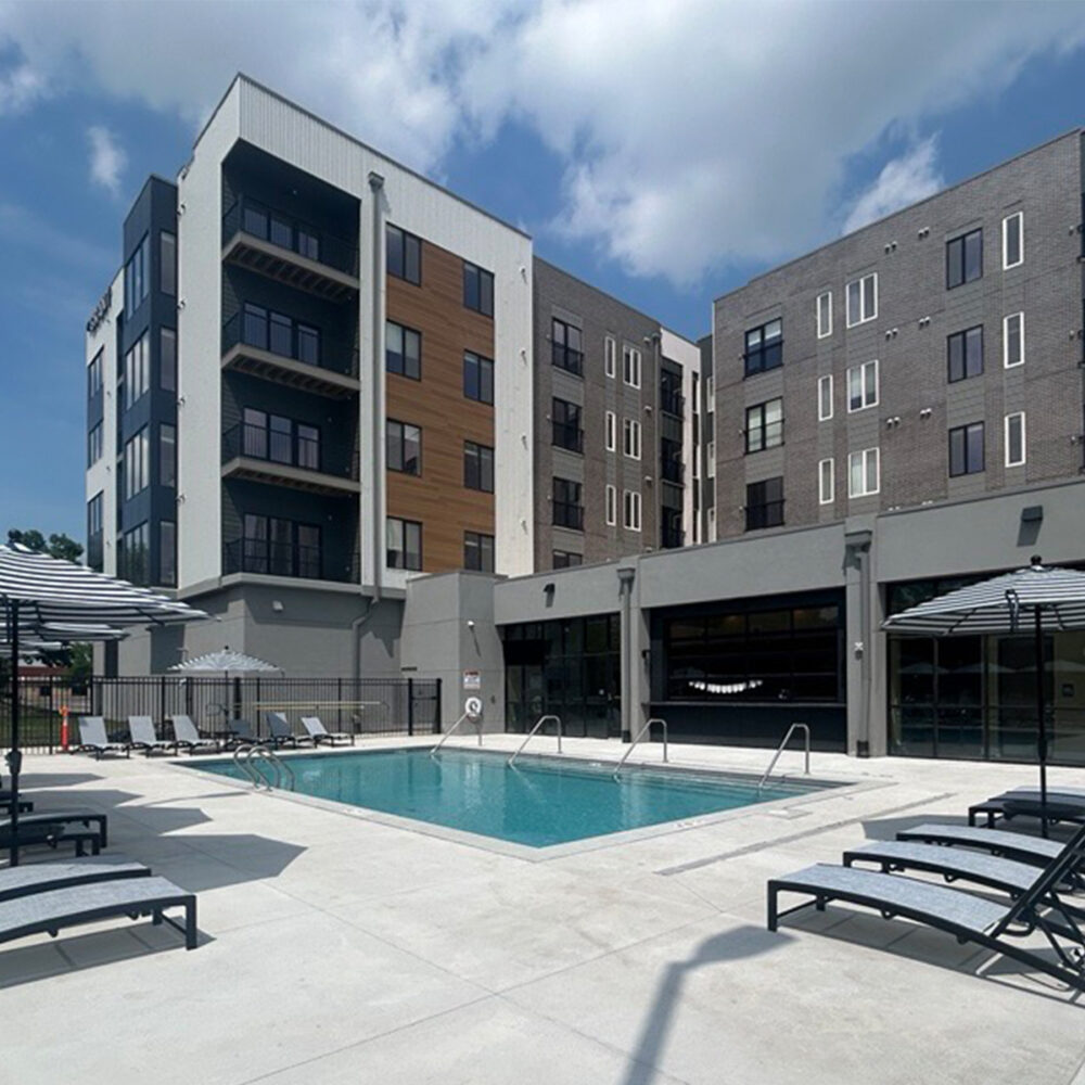 Outdoor Pool at The Grant Apartments in Omaha, NE